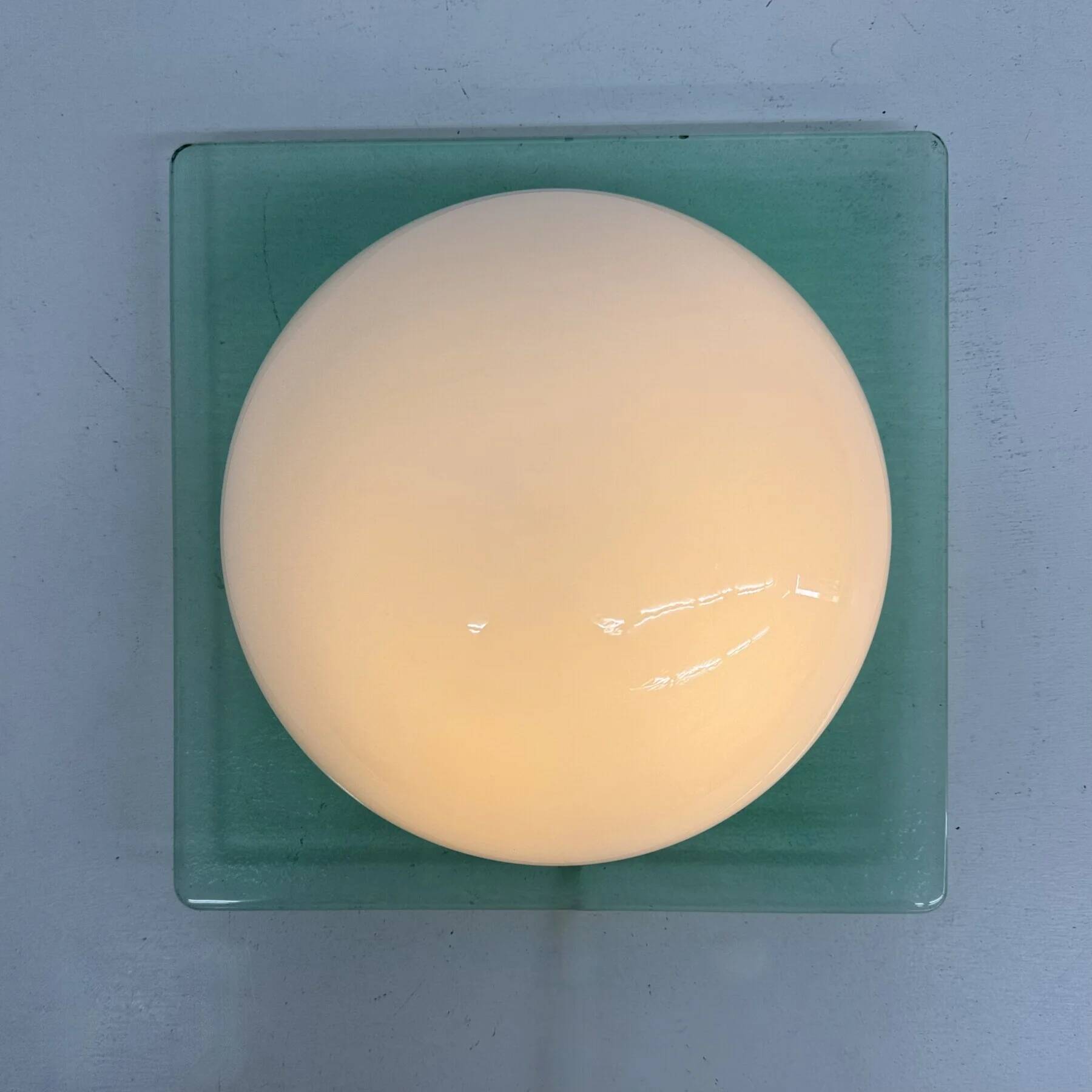 Postmodern glass wall lamp Vetri Murano, 1980s, Italy