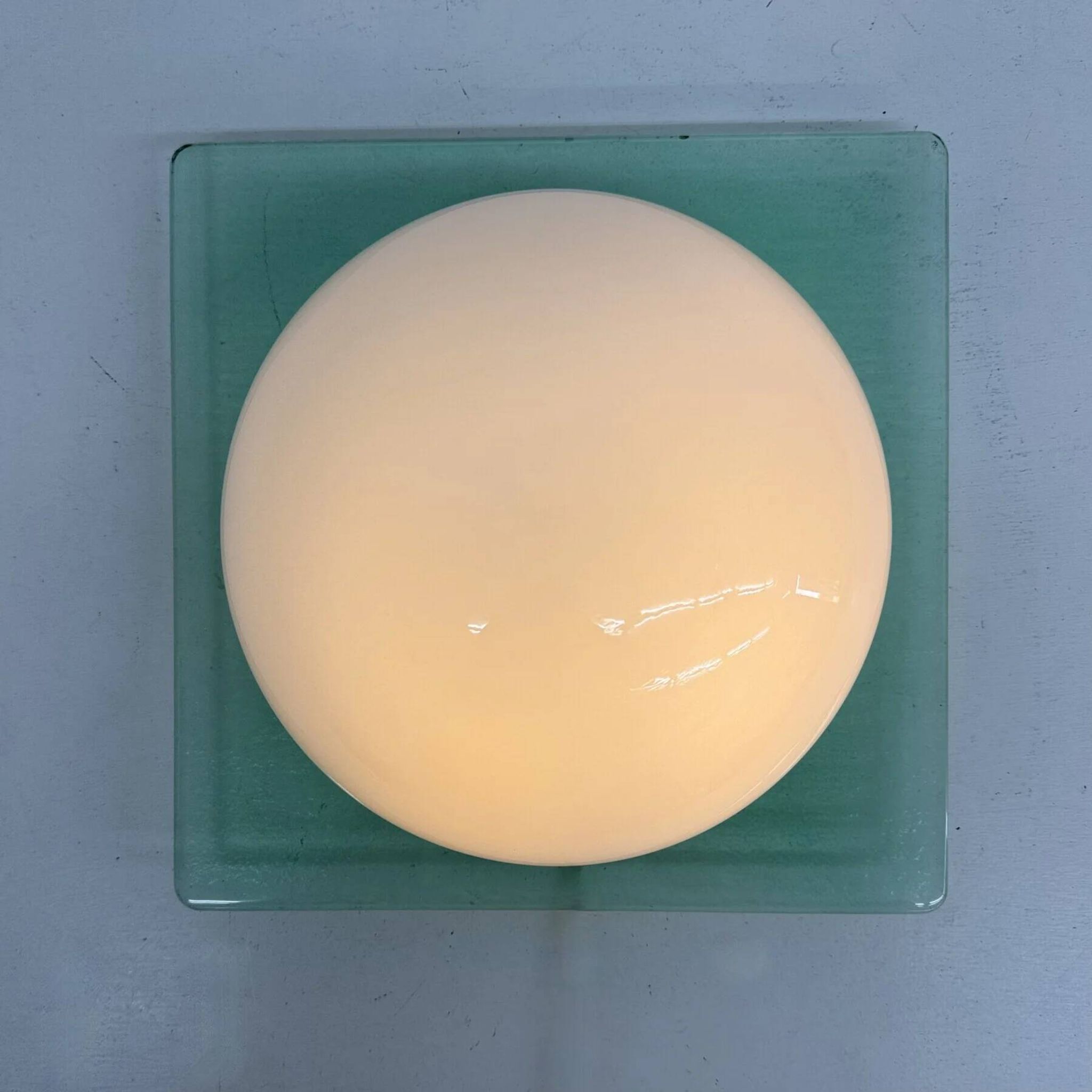 Postmodern glass wall lamp Vetri Murano, 1980s, Italy