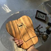 Miroir de table italien en bois doré, années 1950