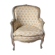 Bergère fauteuil de style Louis XV