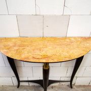 Teak console attributed to Osvaldo Borsani, Italy, 1950s.