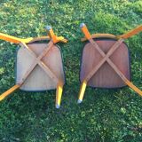 Paire de chaises scandinaves
