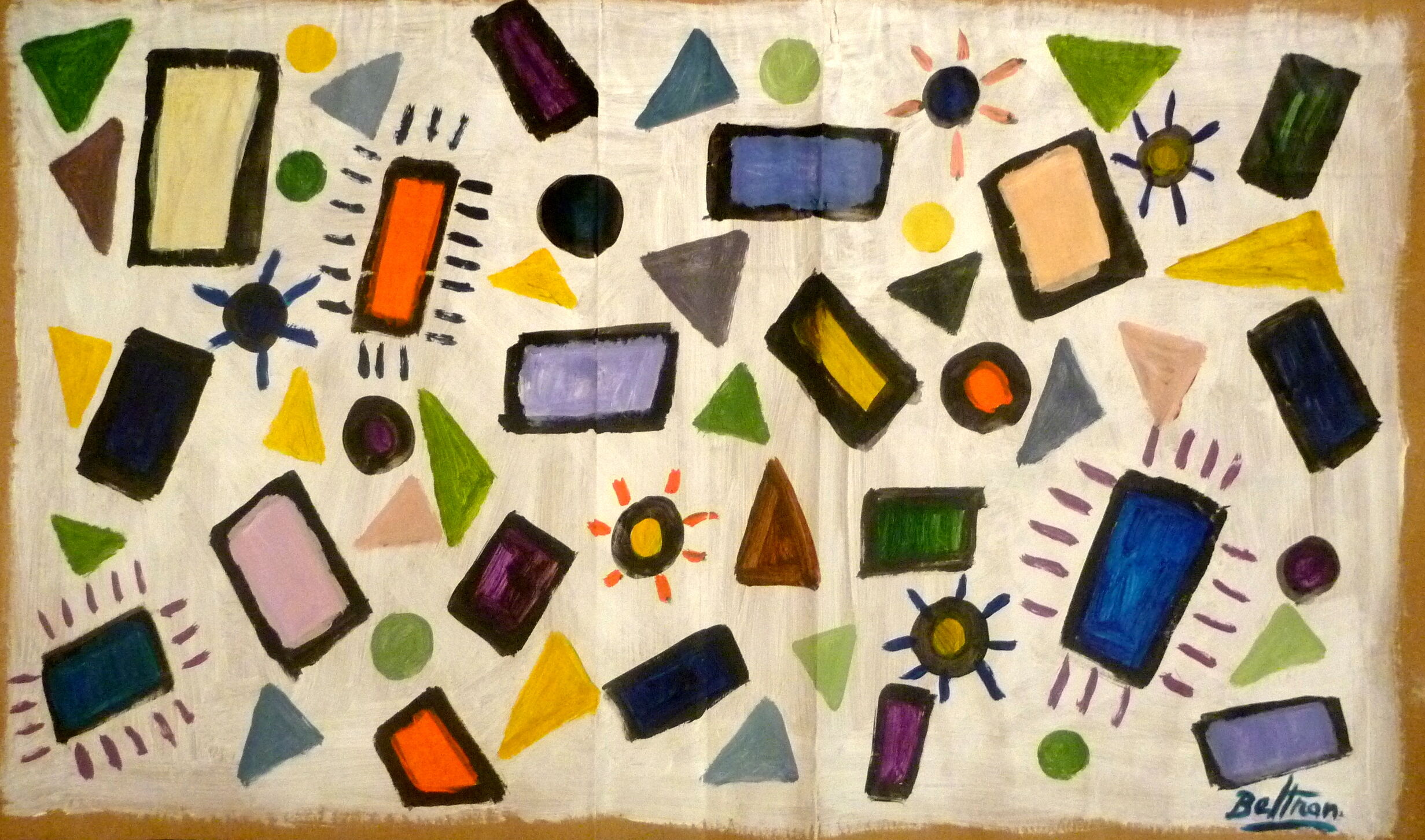 Abstraction au ciel étoilé