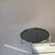 Table basse, chrome et verre fumé, 1970