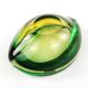 Sommerso Mid-century Modern organiser, glass, Murano, Italy, 1950s