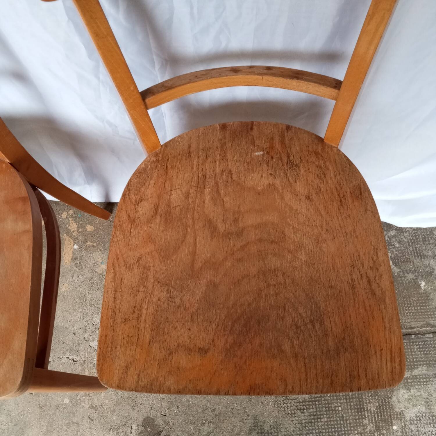 Antique bistro chairs