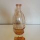 Art Deco glass carafe in amber colour.