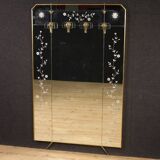 20th-century designer mirror coat rack
