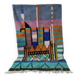 Tapis berbèrebohemian en laine fait main 250 X 150 CM