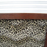 Old leopard fabrics armchair
