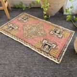 Blush vintage rug -turkish -faded -oushak