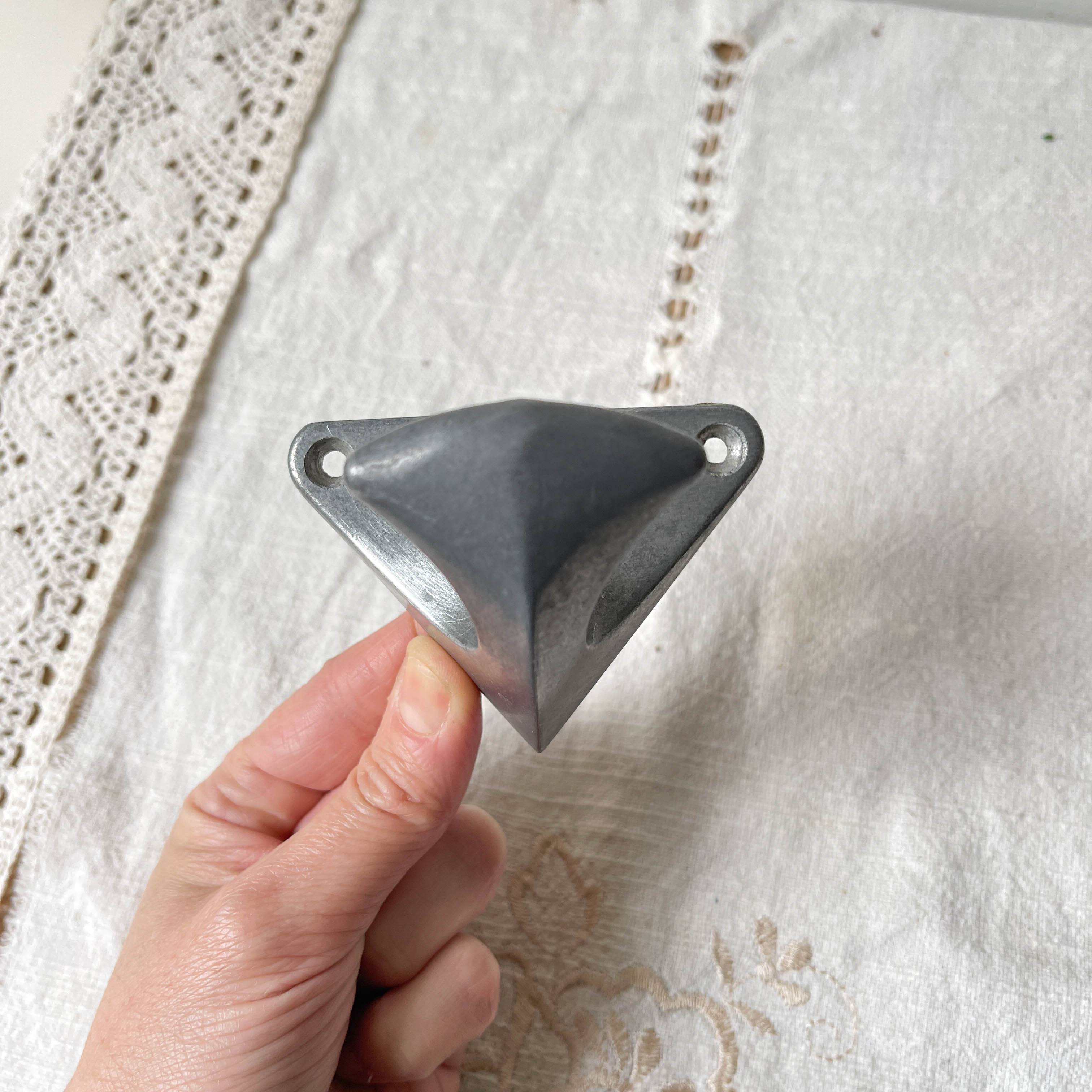 Vintage cast aluminum wall hooks