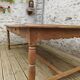Large oak farmhouse table