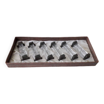 6 crystal knife holders