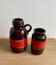 West Germany pottery vases, 1960