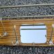 vintage coat rack with 6 hooks