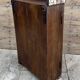 Art Deco wall display cabinet in Burmese teak with original patina.