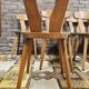 Set of 8 bistro chairs from the 1960s
