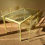 Spaghetti table and chairs by Giandomenico Belotti