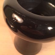 Vase moderniste céramique noir