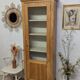 Linen cupboard library display cabinet shabby vintage patina