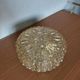 Limburg wall light with textured pressed glass dome, Germany, 1970s