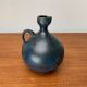 Vintage German brutalist studio pottery vase carafe by Gerhard Liebenthron, 1980.