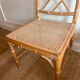 Ensemble de 4 chaises Chippendale 'Faux Bamboo' vintage