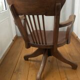 Fauteuil pivotant art déco