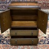 English Art Deco oak bar - 1930s