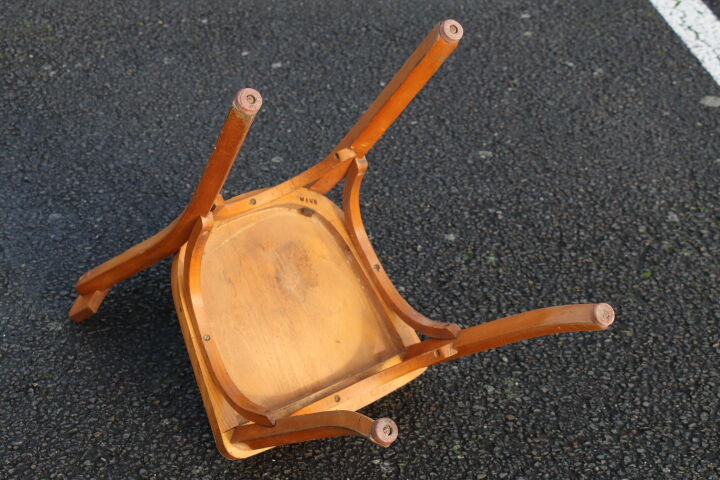 Set of 6 chairs Bistro baumann beech clear n ° 13