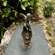 Silver bird fountain Art Nouveau