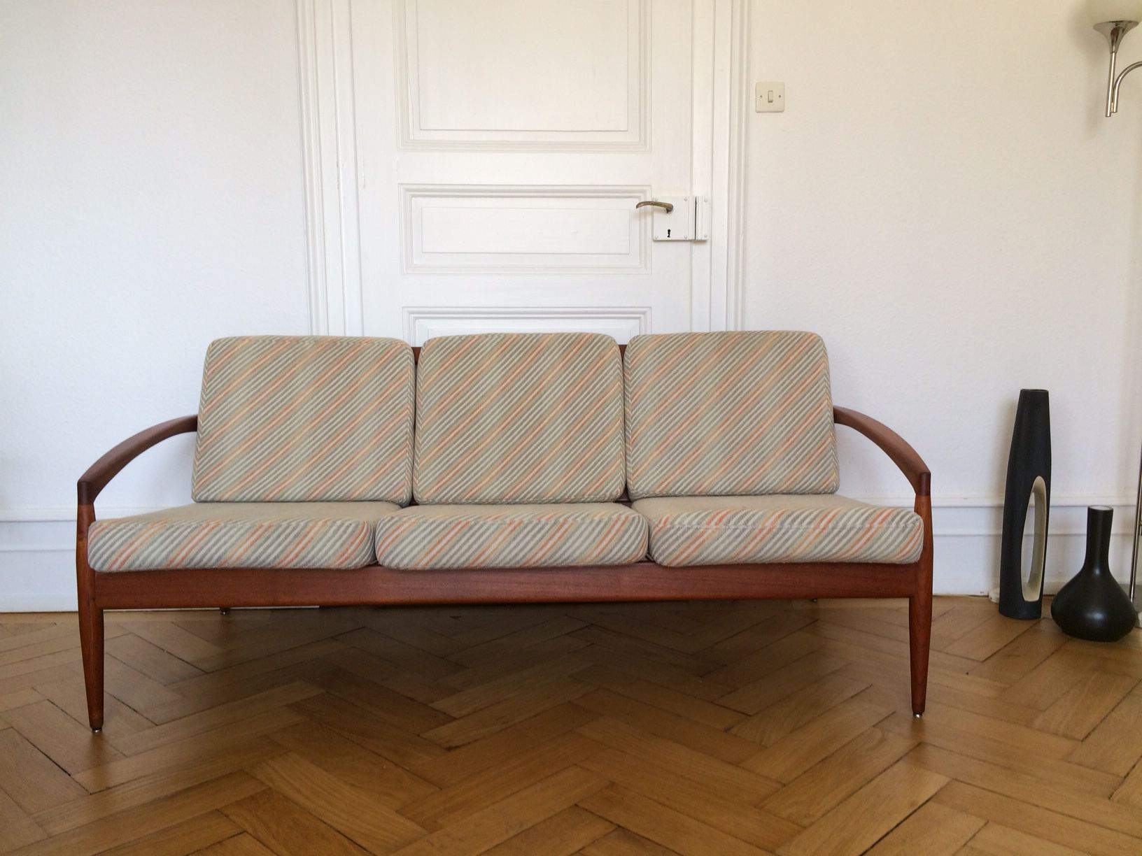 Danish sofa and armchair from the 1950s by Kaï Kristiansen