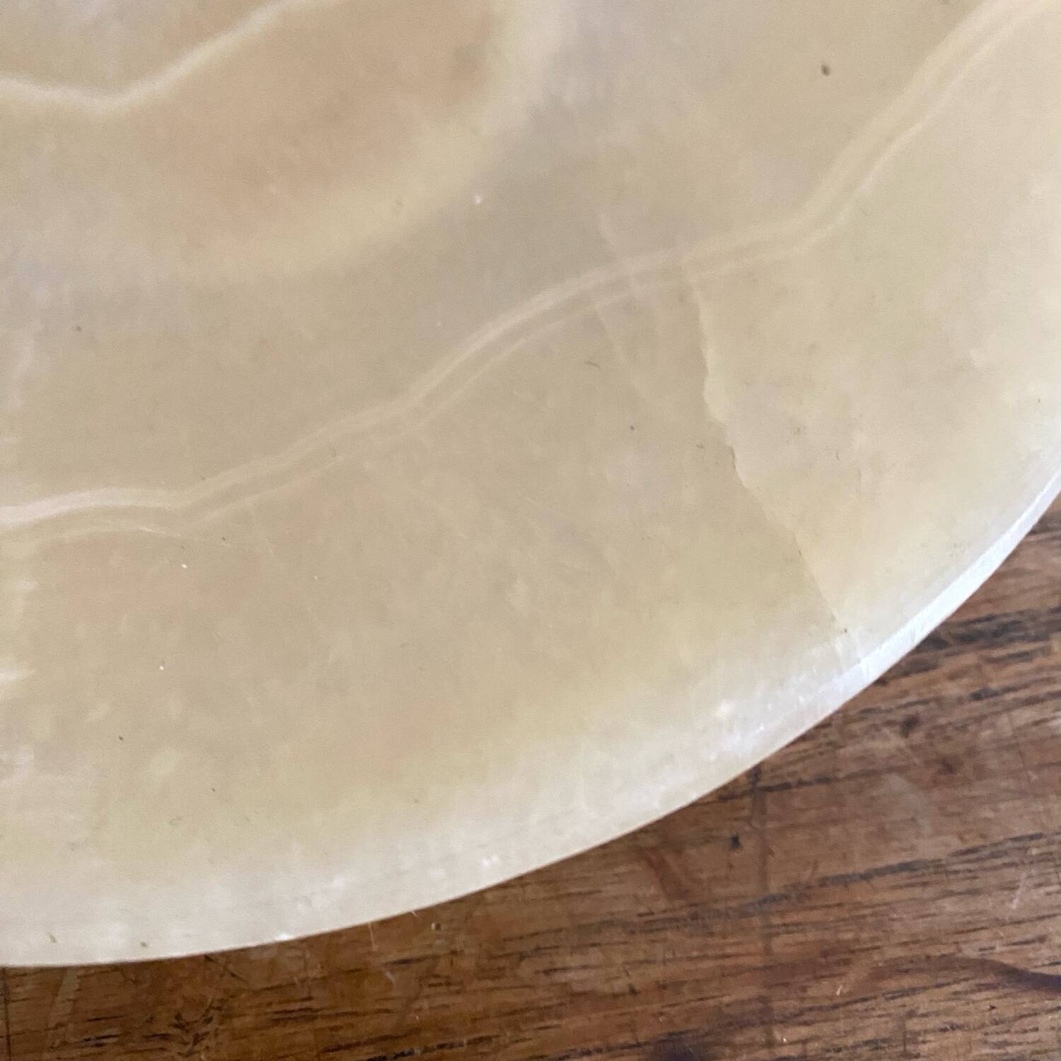 Natural onyx stone trinket tray