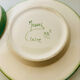 Butter bell in faience from the 20th century signed Mesves R.R Renaud Rémusat.
