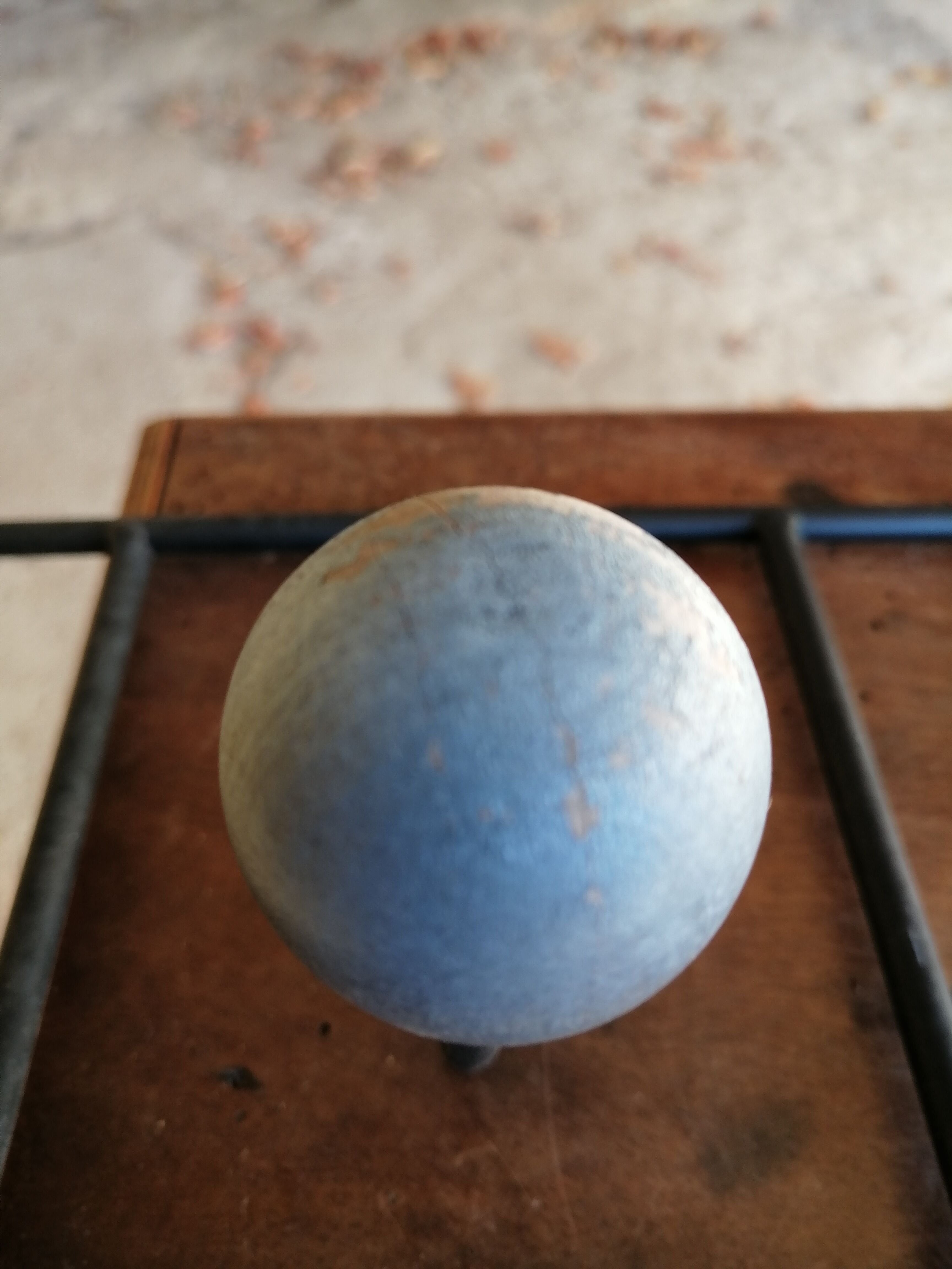 Vintage wall coat rack 8 balls