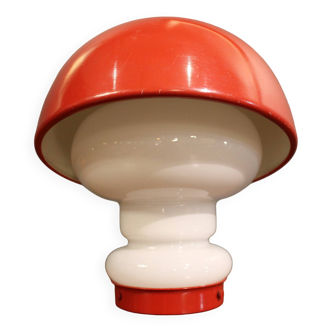 Lampe rouge champignon, années 50
