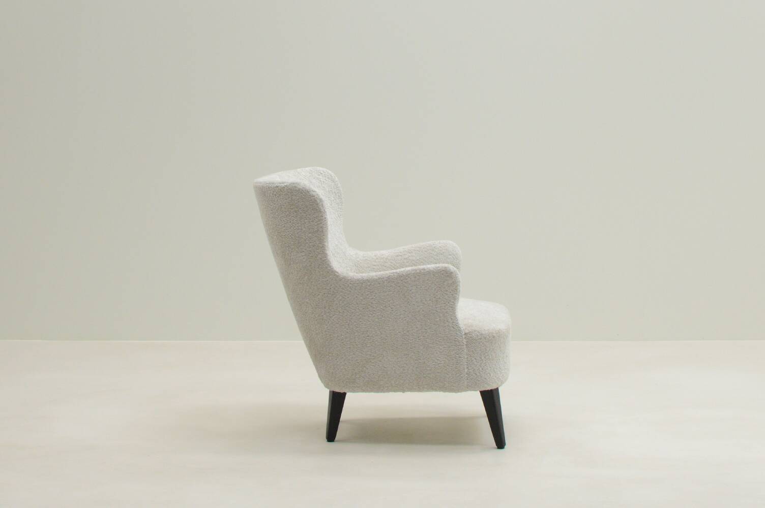 Fauteuil à oreilles par Theo Ruth pour Artifort, Pays-Bas, années 1950.