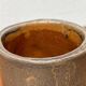 Vintage German brutalist studio pottery vase, 1979