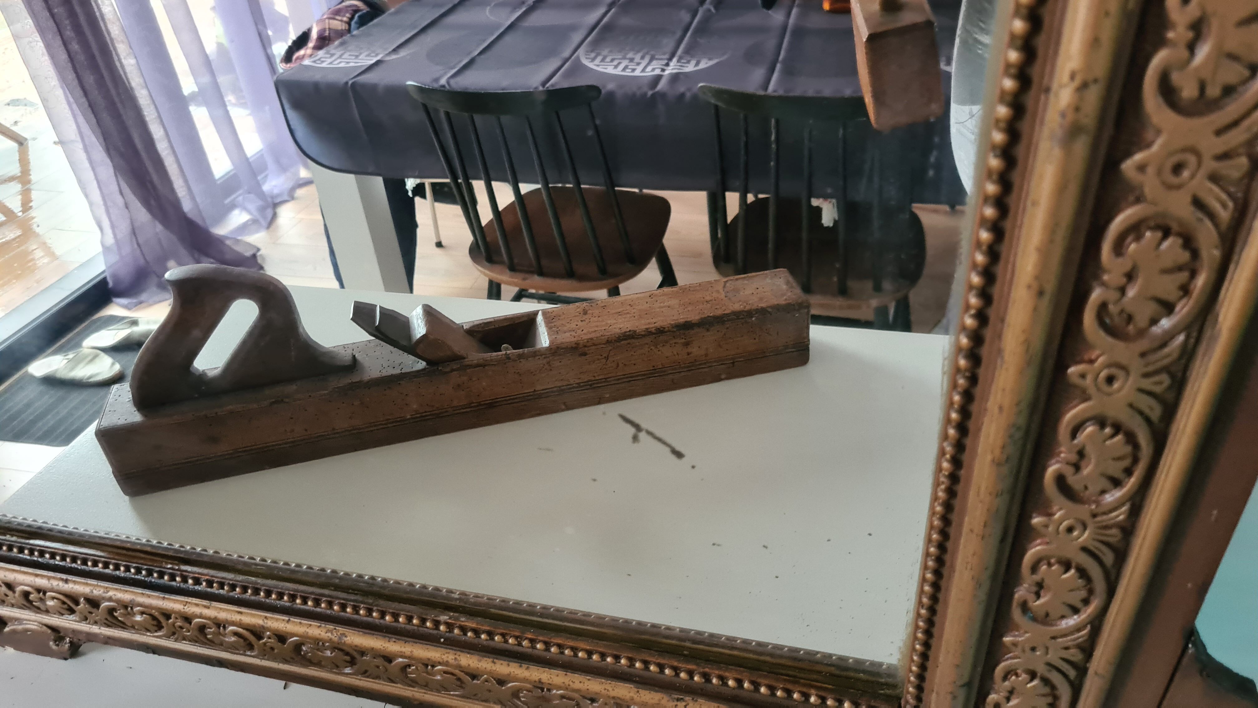 Mirror XIXth in wood 113 x 78 cm