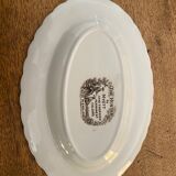 Paire de raviers en faïence vintage