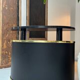 Ensemble bar, tabourets, et meuble des années 80