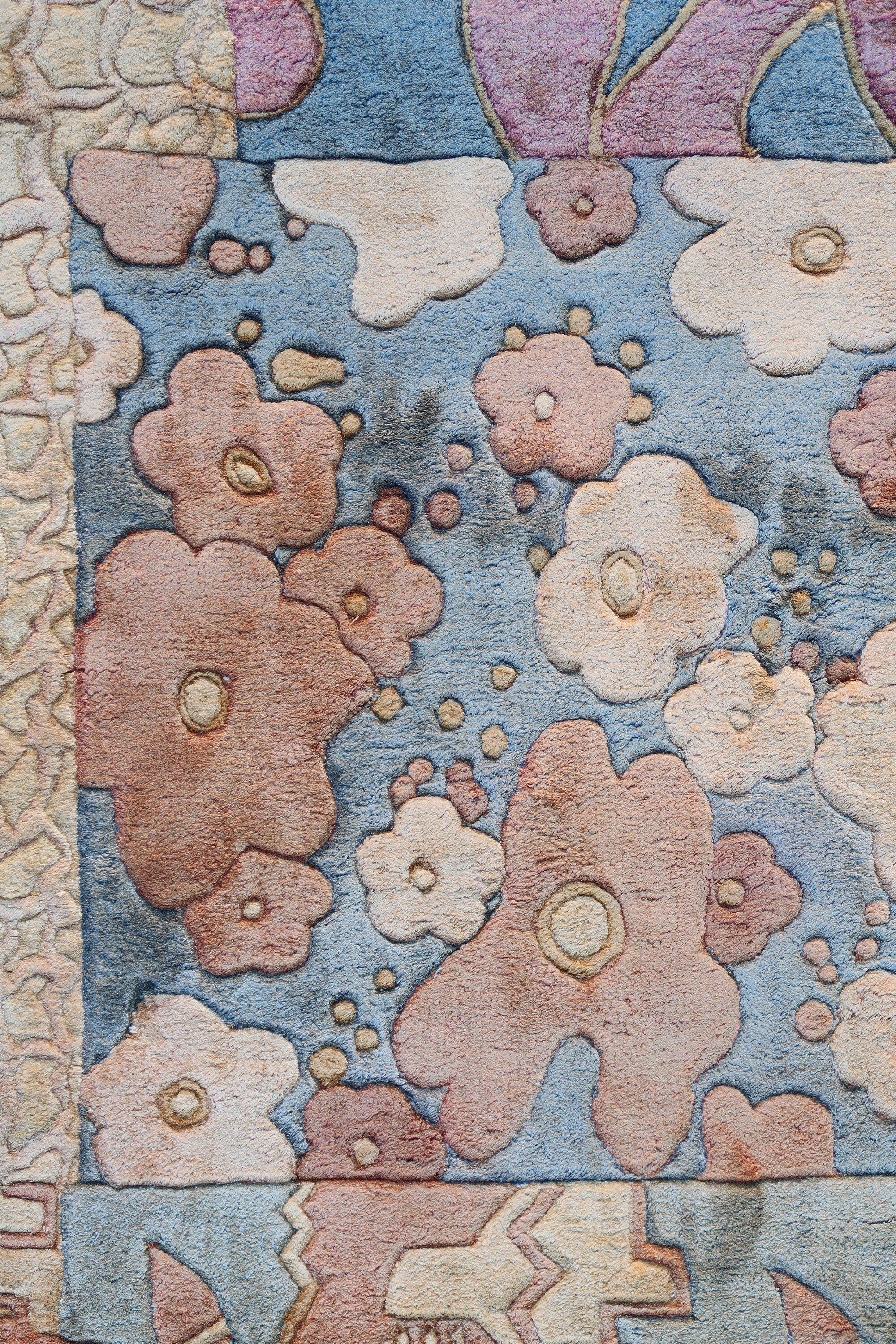 Chinese silk rug 1980
