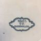 10 assiettes plates en terre de fer, Badonviller TF ( Théophile Fenel ) "Roses"- XIXème siècle