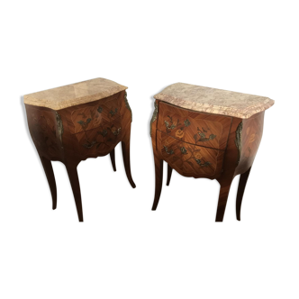 Paire de tables de chevet