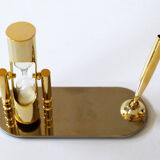 Hourglass & pen holder