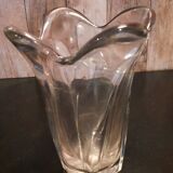 Cut glass vase