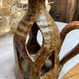 Lantern-style candlestick in pyrite sandstone