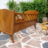 Children's bed with braces, 50s