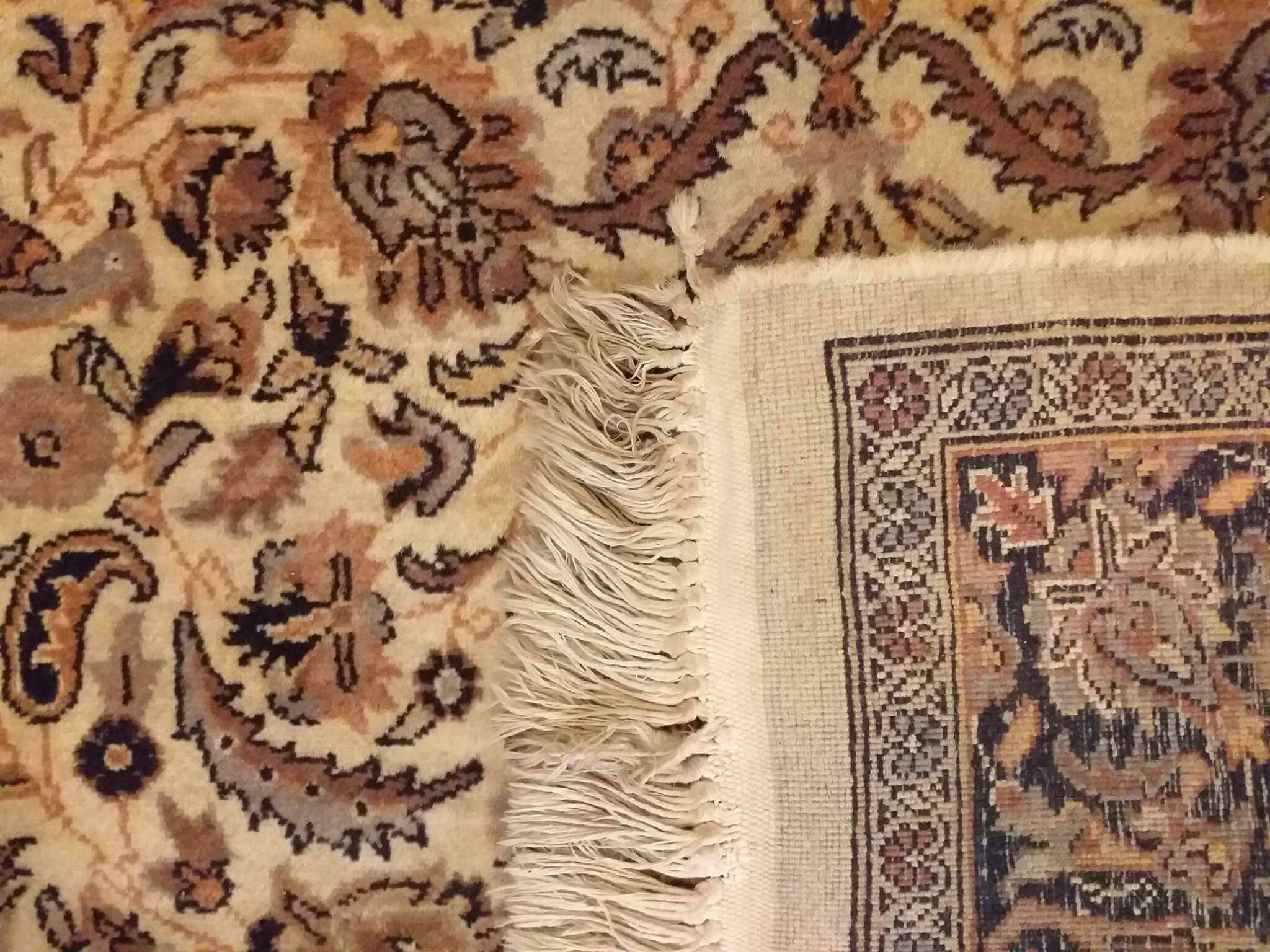 Handmade Indo Tabriz rug 210x127cm